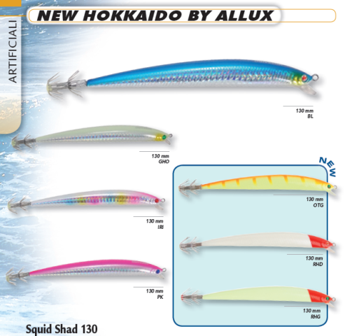Allux - Alcedo Squid Minnow SL mm. 130 gr. 12 colore GHO
